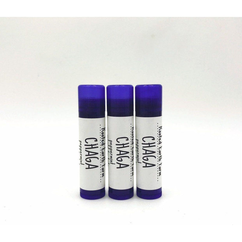 Rooted Earth Farm + Apothecary Chaga Lip Balm Lip Balms + Tints