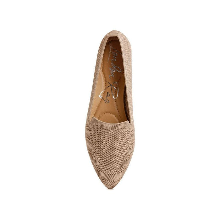 Akili Knit Textile Solid Flats