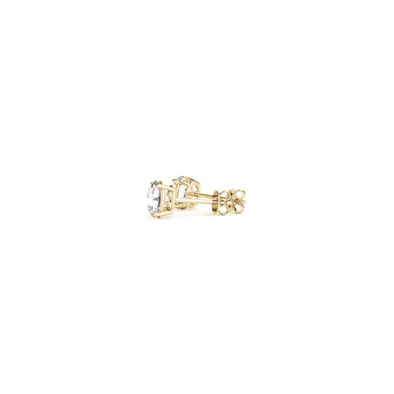 Bids.com 1/2 cttw Lab Grown Round Diamond Stud Earrings 14k Yellow Gold (G/VS2) Earrings