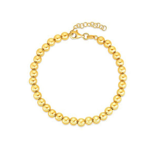 Bids.com 14k Yellow Gold Bead Chain Necklace(5mm) Necklaces