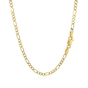 Bids.com 3.0mm 10k Yellow Gold Solid Figaro Chain Necklaces