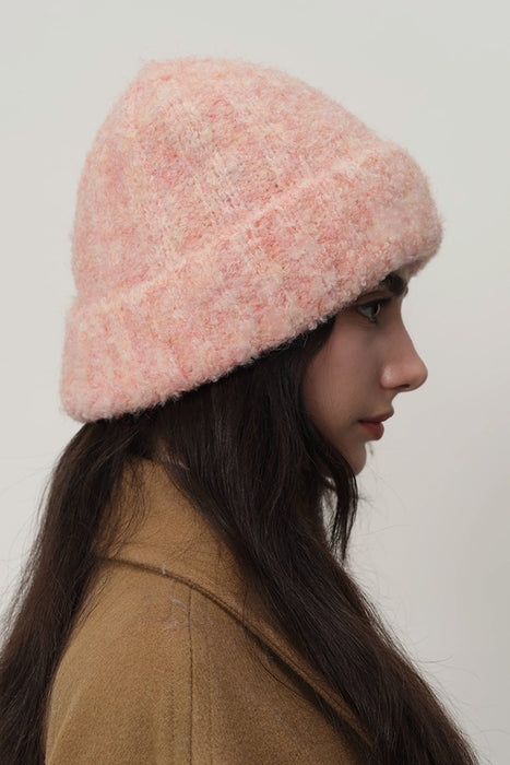 Solid Color Thermal Knit Hat