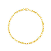 Bids.com 14k Yellow Gold French Cable Chain Bracelet  (2.50 mm) Bracelets