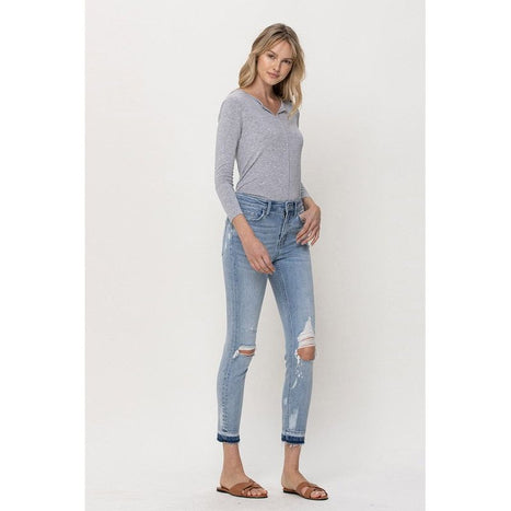 Mid Rise Crop Skinny