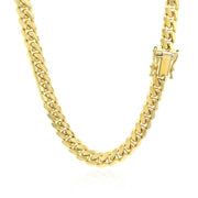Bids.com 6.1mm 10k Yellow Gold Classic Miami Cuban Solid Chain Necklaces