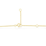 Bids.com 10K Yellow Gold 1/3 Carat Round Brilliant-Cut Diamond Modern Bezel-Set Solitaire 16"-18" Pendant Necklace (H-I Color, SI2-I1 Clarity) Necklaces