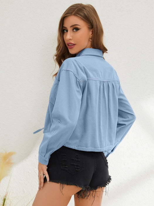 Collared Neck Long Sleeve Shirt