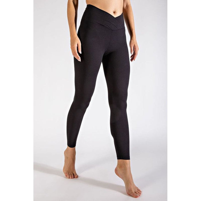 V Waist Full Length Leggings