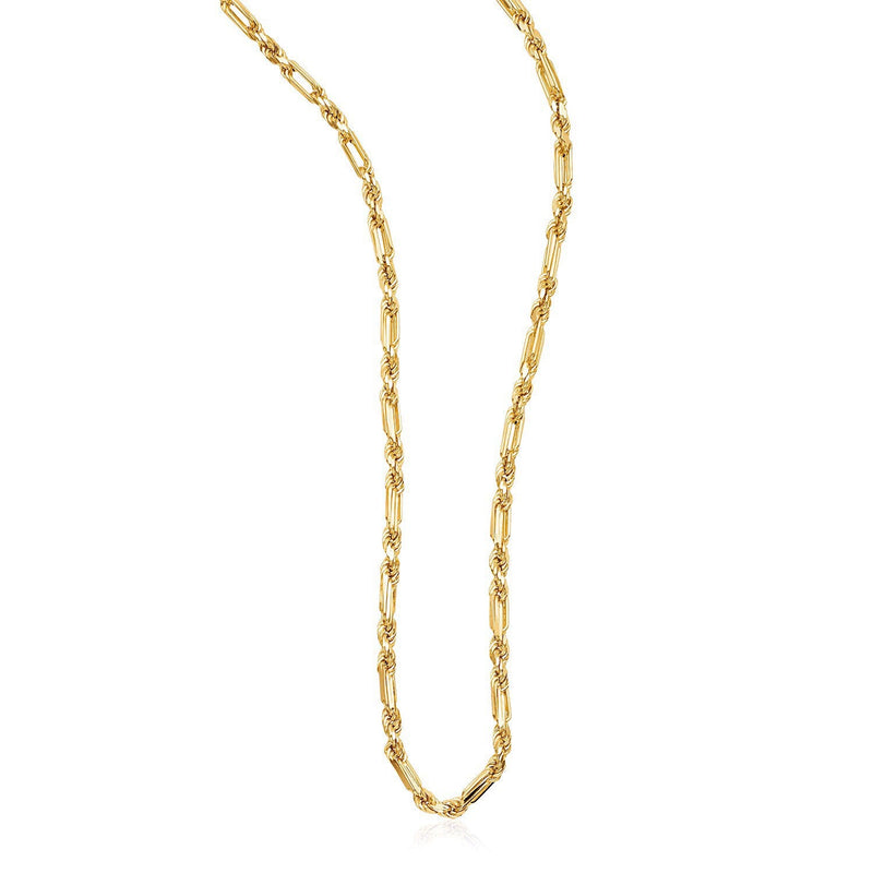 Bids.com 14k Yellow Gold Figaro Chain Necklace Necklaces