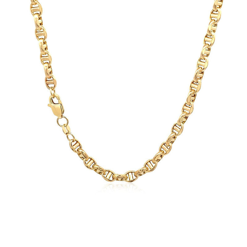 Bids.com 4.5mm 14k Yellow Gold Anchor Chain Necklaces