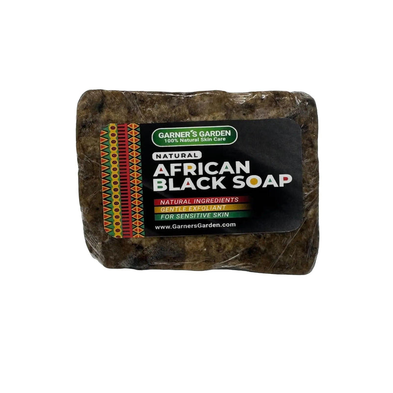 Garner's Garden Raw African Black Soap Bar (0.5 lb) Soap