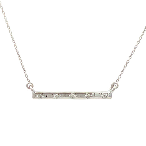 Bids.com .05ct Diamond Fashion Pendants 14KT White Gold Pendants