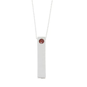 Bids.com Garnet Fashion Pendants Sterling Silver Pendants