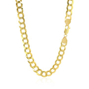 Bids.com 7.0mm 14k Yellow Gold Solid Curb Chain Necklaces