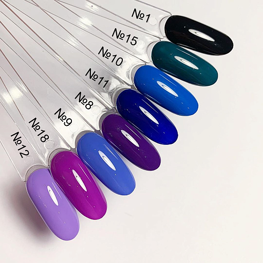 nbmsupply DARK STAMPING POLISH SILVER-BLUE METALLIC №19, 8 ML  Article : S019