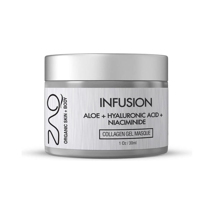 ZAQ Skin & Body -  Organic Infusion Collagen Gel Masque - Aloe + Hyaluronic Acid + Niacinamide