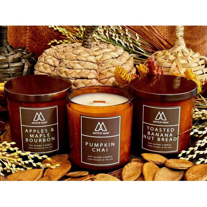 Artius Man - Fall Candle 3 Pack 10 oz