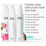 ORL ORL Natural Hydroxyapatite Toothpaste 3-Peat Bundle Bundle