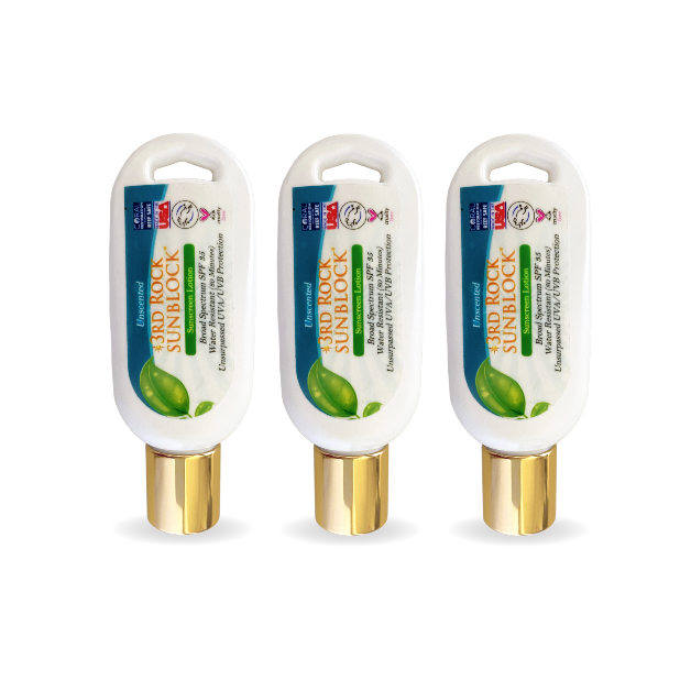 3rd Rock Essentials NOW IN 1.7oz SIZE! 3rd Rock Sunblock® Sunscreen Lotion - Unscented - Zinc Oxide SPF 35 All Natural SunBlock