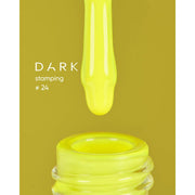 nbmsupply DARK STAMPING POLISH NEON YELLOW №24, 8 ML Article : S024