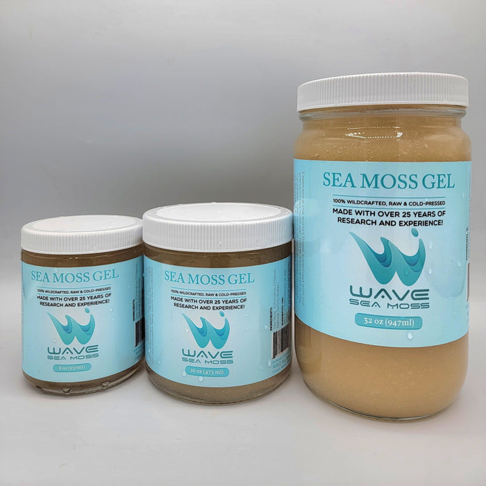 WAVE Premium Original Sea Moss Gel (Case) 8oz - 32oz