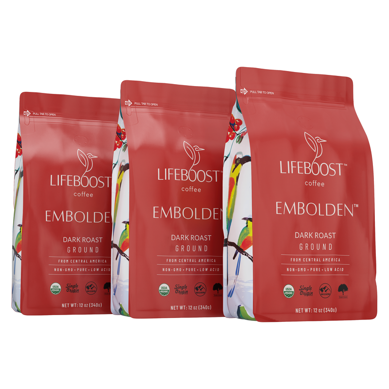 Lifeboost Coffee Embolden Dark Roast Dark Roast