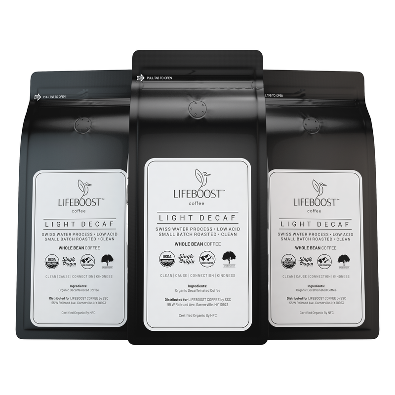 Lifeboost Coffee Light Decaf Decaf Roast