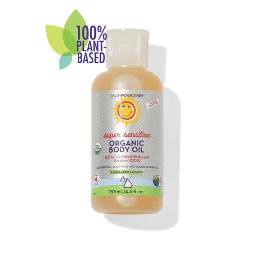 California Baby (No Fragrance) Super Sensitive™ Certified Organic Body Oil Massage Oil