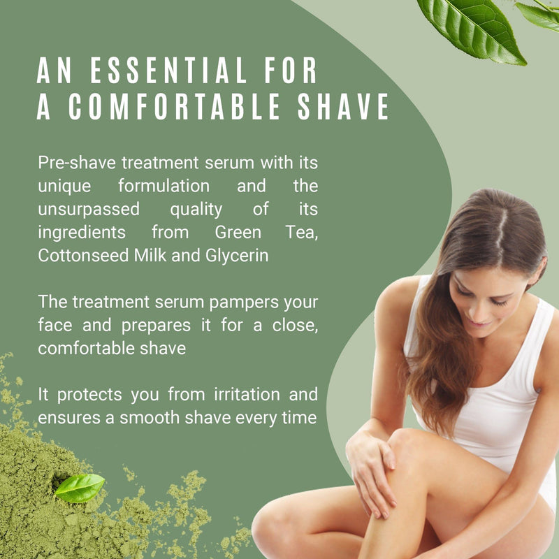 WhollyKaw Green Tea Pre-Shave Treatment Serum