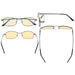 Eyekeeper  - 4 Pack Bendable Blue Light Filter Reading Glasses UVR1712