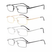 eyekeeper.com 4 Pack Bendable Memory Metal Bridge Reading Glasses R1709 Eyeglasses