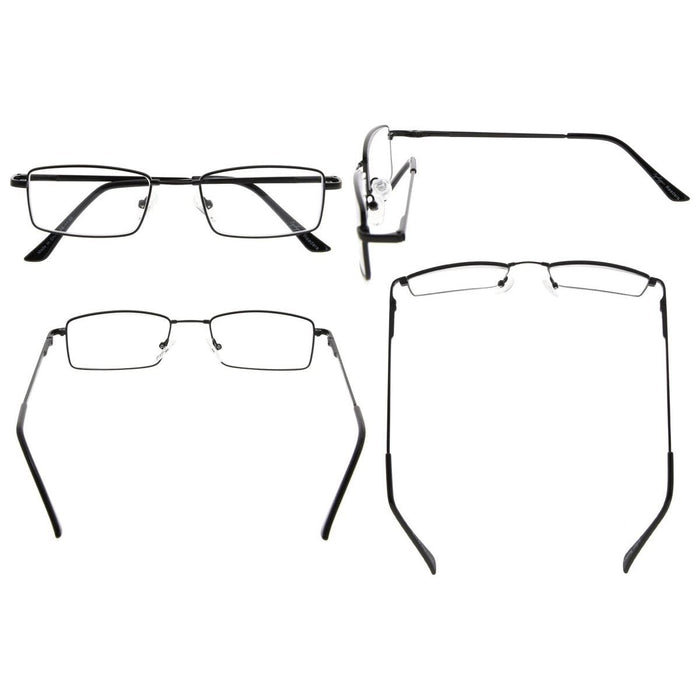 Eyekeeper  - 4 Pack Bendable Memory Metal Bridge Reading Glasses R1709