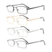 Eyekeeper  - 4 Pack Bendable Memory Metal Bridge Reading Glasses R1709