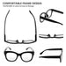 Eyekeeper  - 4 Pack Bifocal Reading Glasses Oversized Readers BR1555