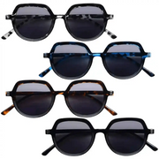 eyekeeper.com 4 Pack Bifocal Sunglasses Vintage Sunshine Readers SBR2016 Sunglasses