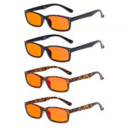 eyekeeper.com 4 Pack Blue Light Blocking Reading Glasses DS103 Eyeglasses