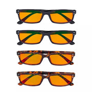 eyekeeper.com 4 Pack Blue Light Blocking Reading Glasses DS103 Eyeglasses