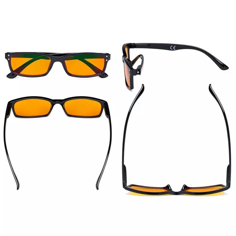 eyekeeper.com 4 Pack Blue Light Blocking Reading Glasses DS103 Eyeglasses