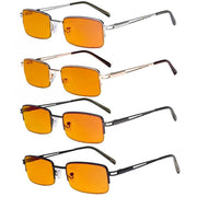 eyekeeper.com 4 Pack Blue Light Blocking Reading Glasses DS15014 Eyeglasses