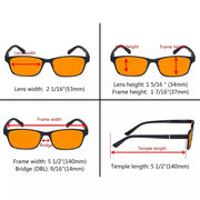 eyekeeper.com 4 Pack Blue Light Blocking Reading Glasses DSE19042 Eyeglasses