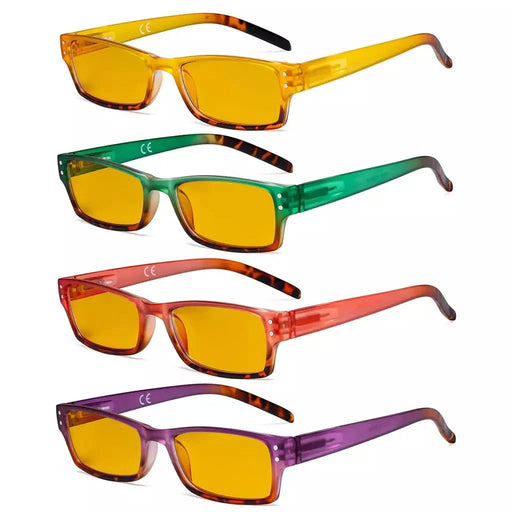 eyekeeper.com 4 Pack Blue Light Blocking Reading Glasses HP012D Eyeglasses