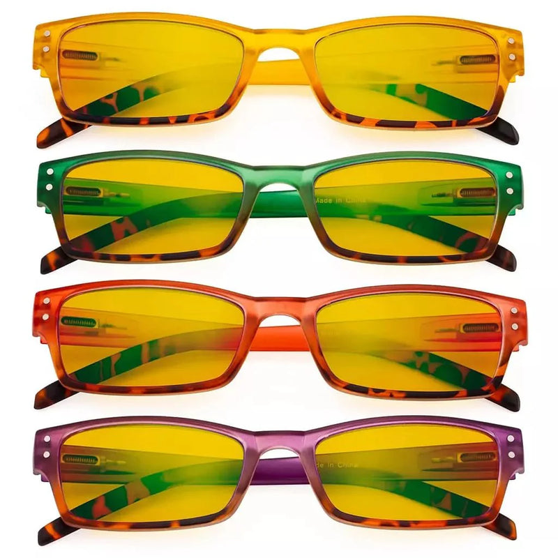 eyekeeper.com 4 Pack Blue Light Blocking Reading Glasses HP012D Eyeglasses