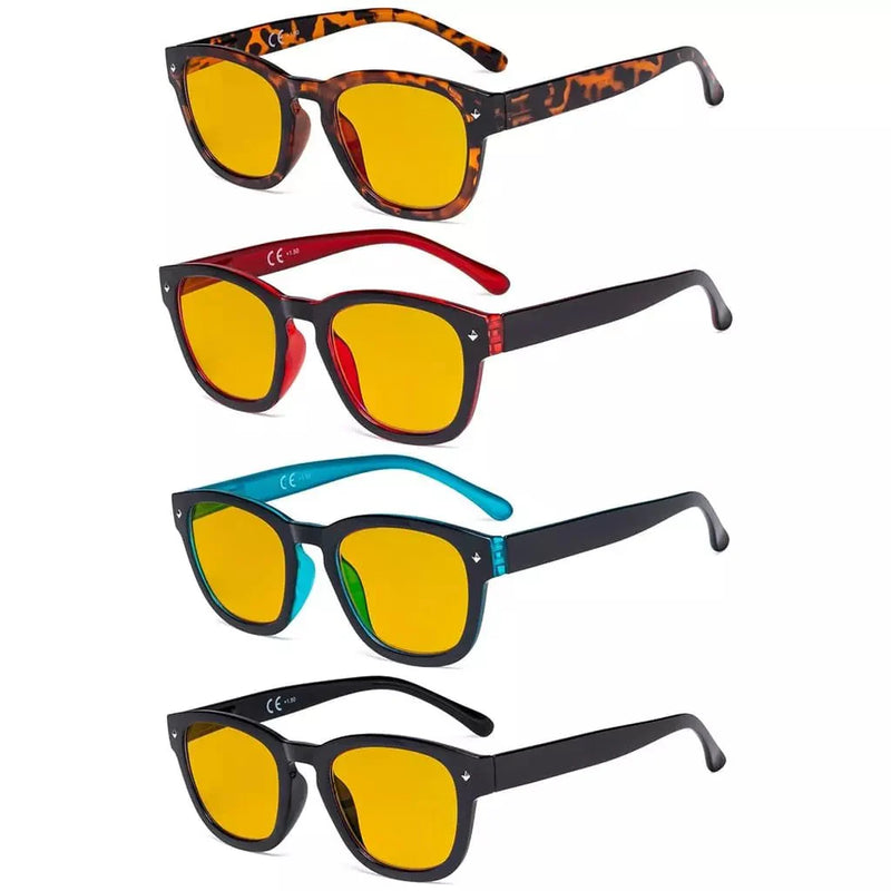 eyekeeper.com 4 Pack Blue Light Blocking Reading Glasses HP089 Eyeglasses