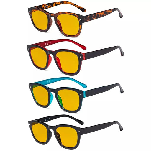 eyekeeper.com 4 Pack Blue Light Blocking Reading Glasses HP089 Eyeglasses