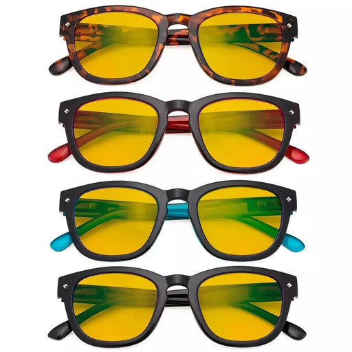 eyekeeper.com 4 Pack Blue Light Blocking Reading Glasses HP089 Eyeglasses