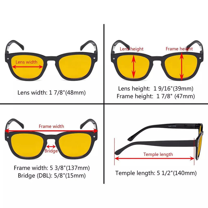 eyekeeper.com 4 Pack Blue Light Blocking Reading Glasses HP089 Eyeglasses