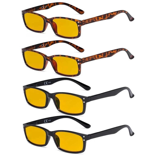 eyekeeper.com 4 Pack Blue Light Blocking Reading Glasses HP103 Eyeglasses