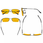 eyekeeper.com 4 Pack Blue Light Blocking Reading Glasses HPCG1702 Eyeglasses