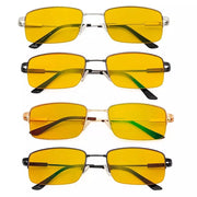 eyekeeper.com 4 Pack Blue Light Blocking Reading Glasses HPCG1702 Eyeglasses