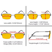 eyekeeper.com 4 Pack Blue Light Blocking Reading Glasses HPCG1702 Eyeglasses